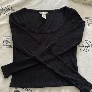 A black long sleeve from H and M!! Size M